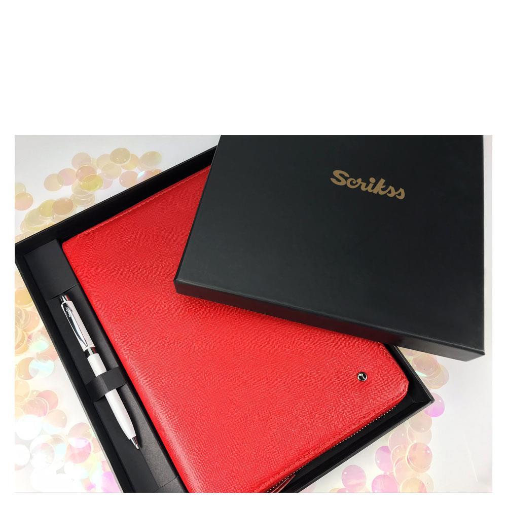 Mini Portföy Tablet Kılıfı Kırmızı DR8113 - Scrikss 